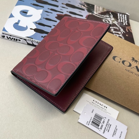 (New+Tag) Coach passport wallet case ‘rare’ limited edition (unisex) monogram - Picture 8 of 14